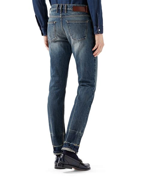 guccie mens skinny jeans for sale|gucci jeans men's price.